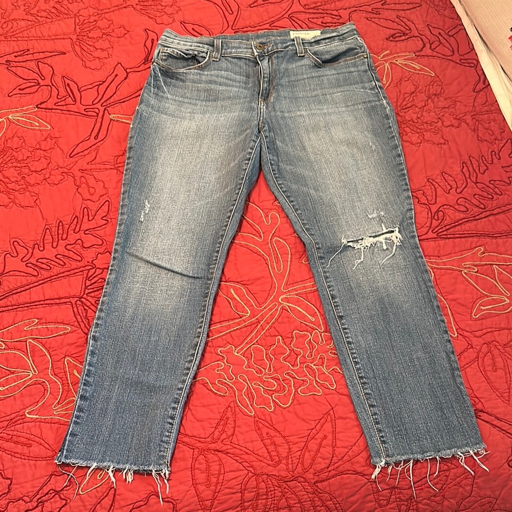 Pistola Blue Jeans with Raw Hem